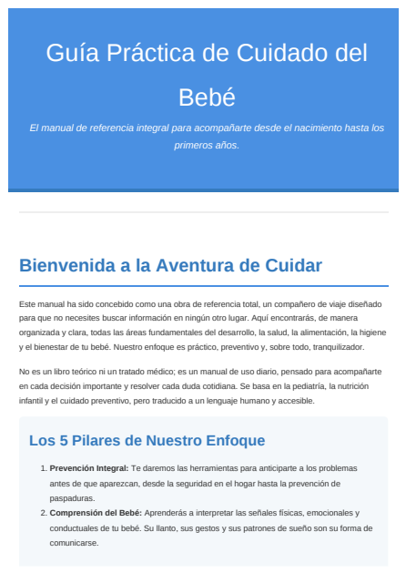 Pack de 2 Ebooks para Embarazo y Cuidado del Bebé | Guías Digitales