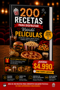 200 Recetas para Disfrutar Viendo Películas